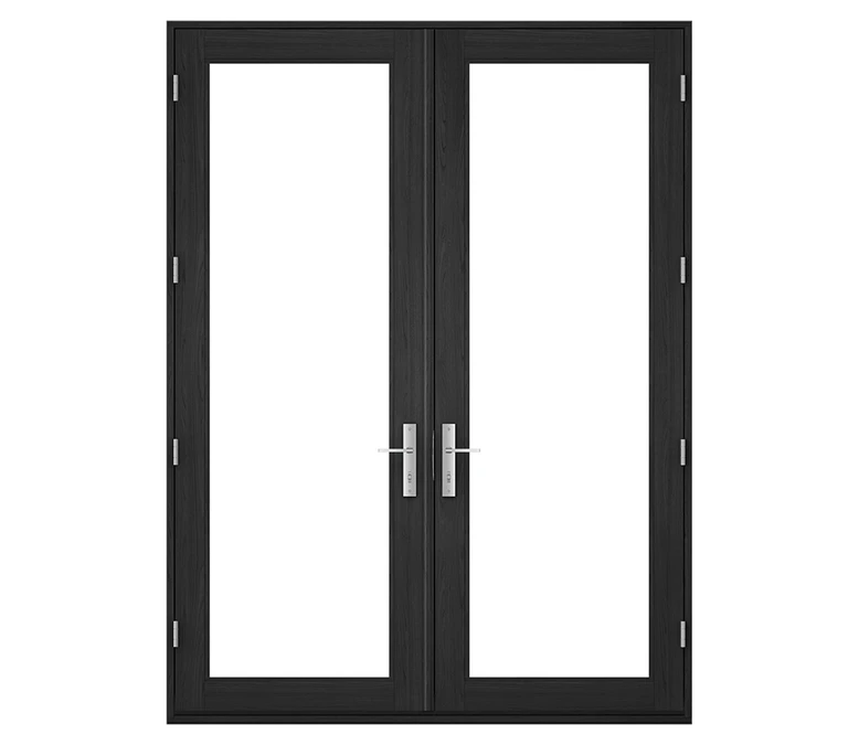 Pella Reserve Contemporary Wood Hinged Patio Door in Annapolis